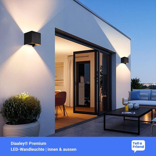 Ein detaillierter Blick auf die Diaaley® Premium LED Wandleuchte: Funktionen, Vorteile und Installation - Tell a Friend