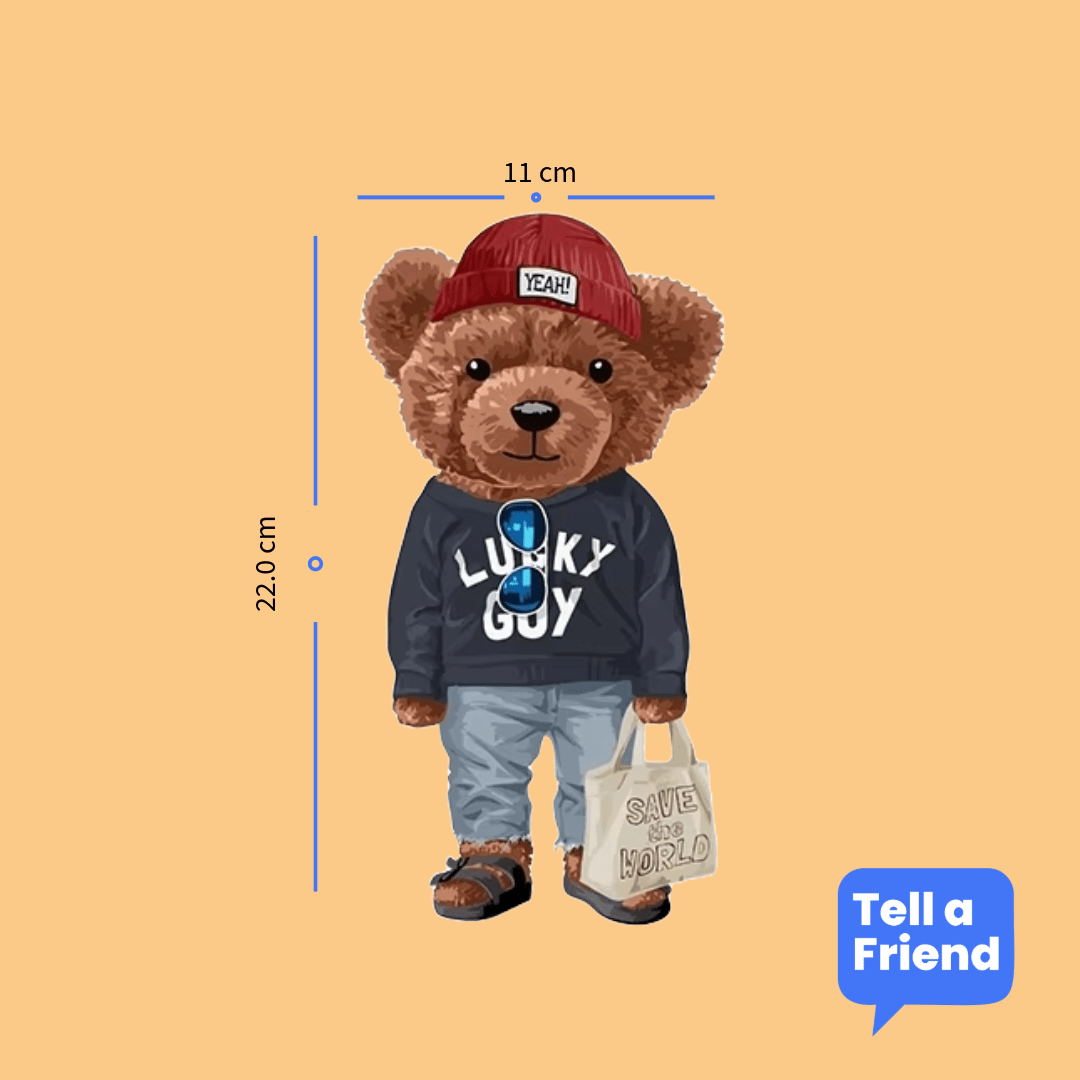 Basic Style Bear T-Shirt - Stanley/Stella Creator 2.0 - T-Shirt - Tell a Friend - 