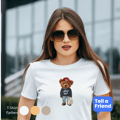 Basic Style Bear T-Shirt - Stanley/Stella Creator 2.0 - T-Shirt - Tell a Friend - 