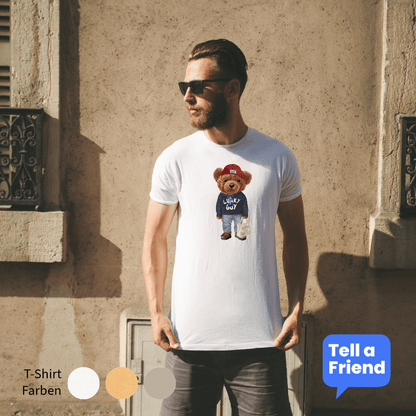 Basic Style Bear T-Shirt - Stanley/Stella Creator 2.0 - T-Shirt - Tell a Friend - 