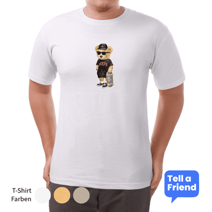 Skate King Bear T-Shirt - Stanley/Stella Creator 2.0 - T-Shirt - Tell a Friend - 