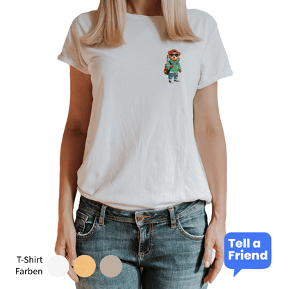 Summer Vibe Bear T-Shirt - Stanley/Stella Creator 2.0 - T-Shirt - Tell a Friend - 