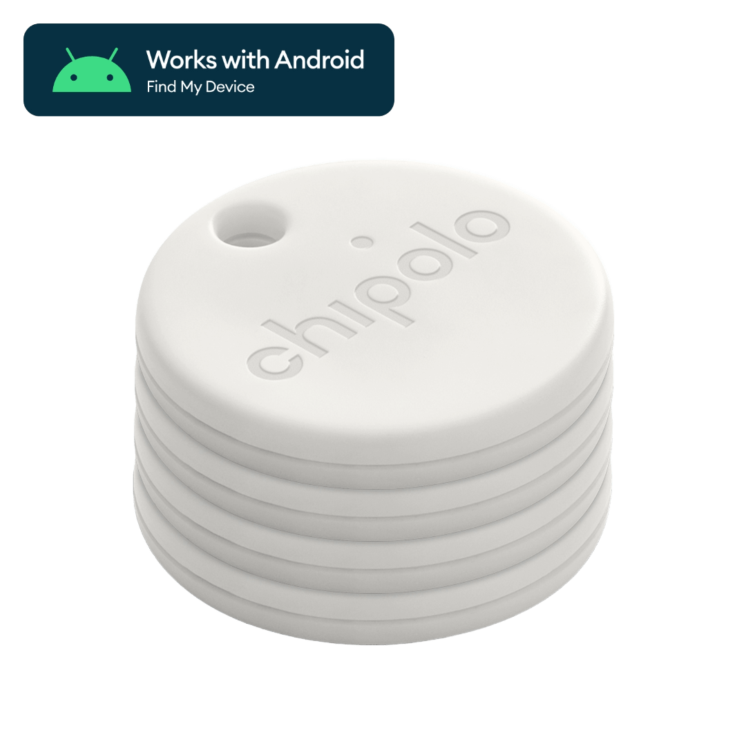 Chipolo ONE Point 4er Pack (Google Find My Device) - GPS Tracker - Tell a Friend - 0850047123053