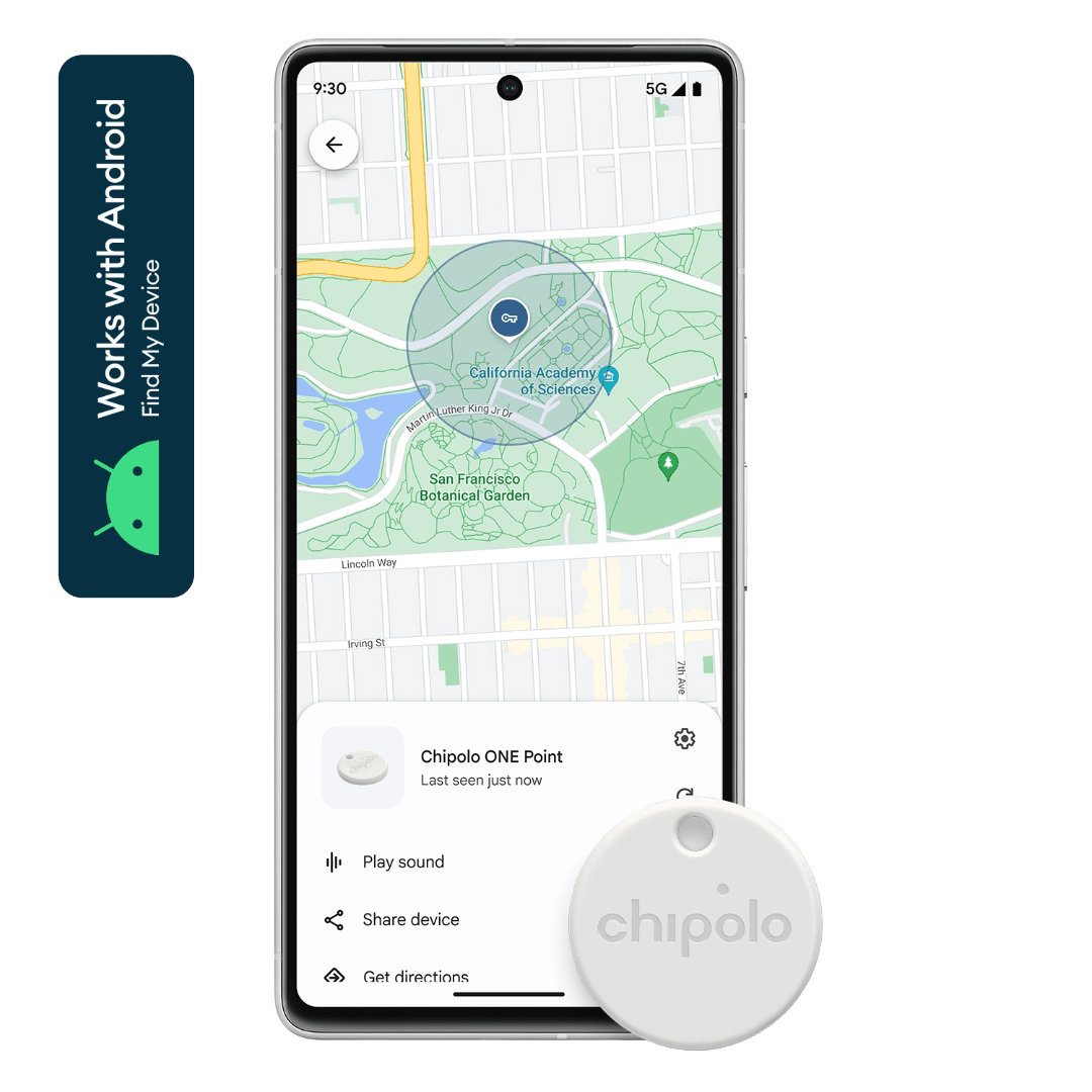 Chipolo ONE Point 4er Pack (Google Find My Device) - GPS Tracker - Tell a Friend - 0850047123053