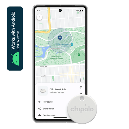 Chipolo ONE Point 4er Pack (Google Find My Device) - GPS Tracker - Tell a Friend - 0850047123053