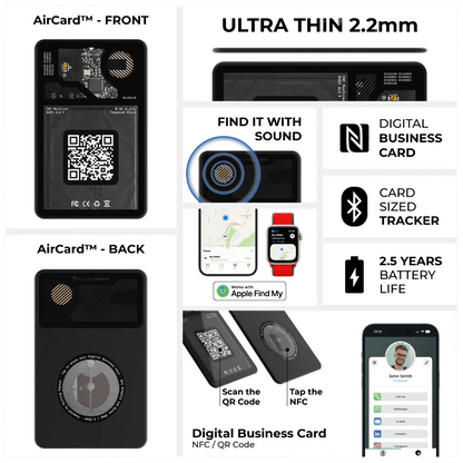 Rolling Square AirCard (Apple Find My Netzwerk) - GPS Tracker - Tell a Friend - 7640170469882