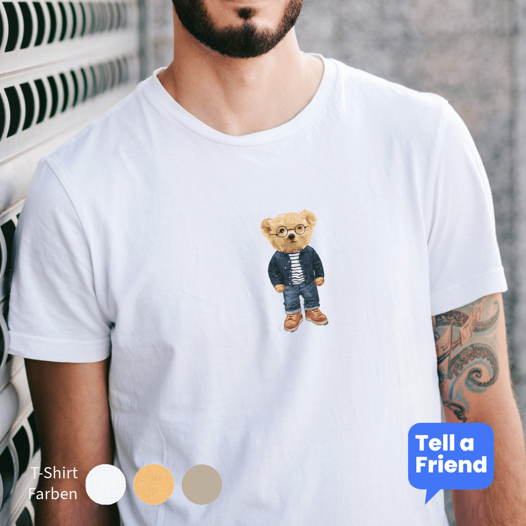 Todays Look Bear T-Shirt - Stanley/Stella Creator 2.0 - T-Shirt - Tell a Friend - 