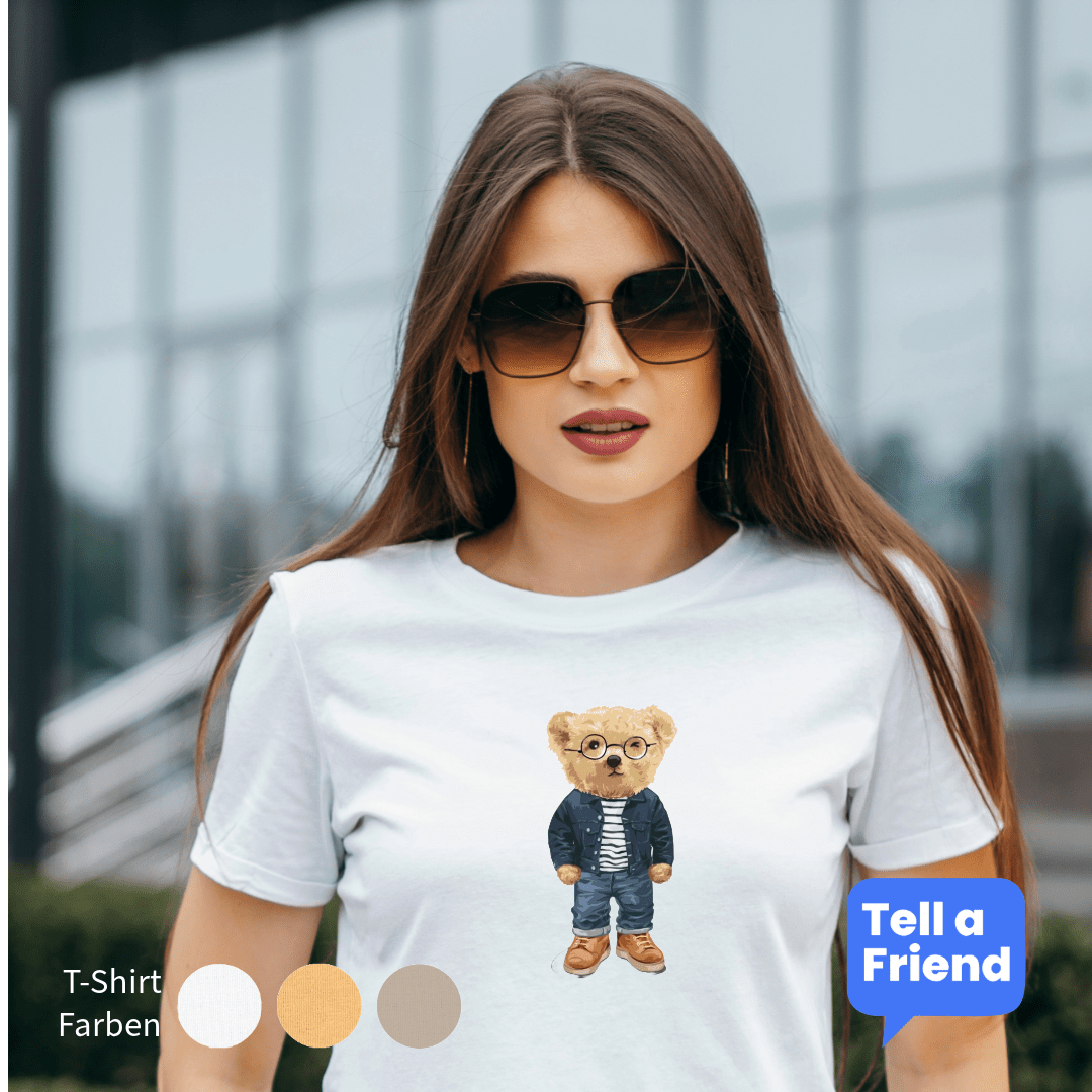 Todays Look Bear T-Shirt - Stanley/Stella Creator 2.0 - T-Shirt - Tell a Friend - 