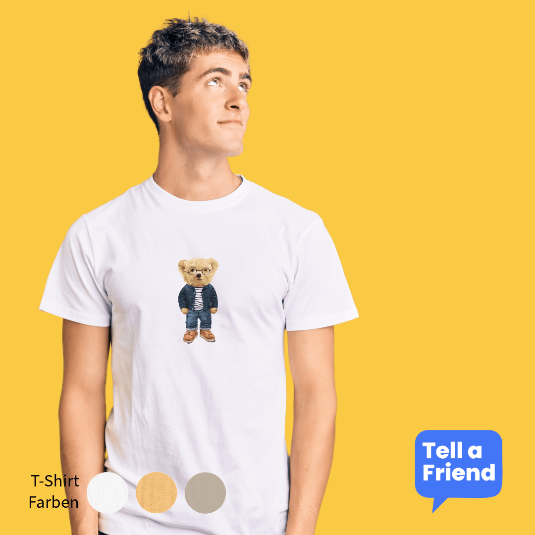 Todays Look Bear T-Shirt - Stanley/Stella Creator 2.0 - T-Shirt - Tell a Friend - 