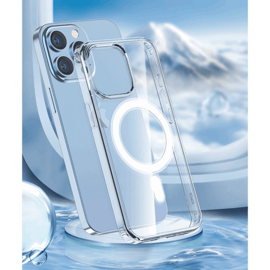 Apple iPhone 15 transparente stossfeste magnetische Schutzhülle Magsafe - iPhone 15 Hülle - Tell a Friend - iPhone 15