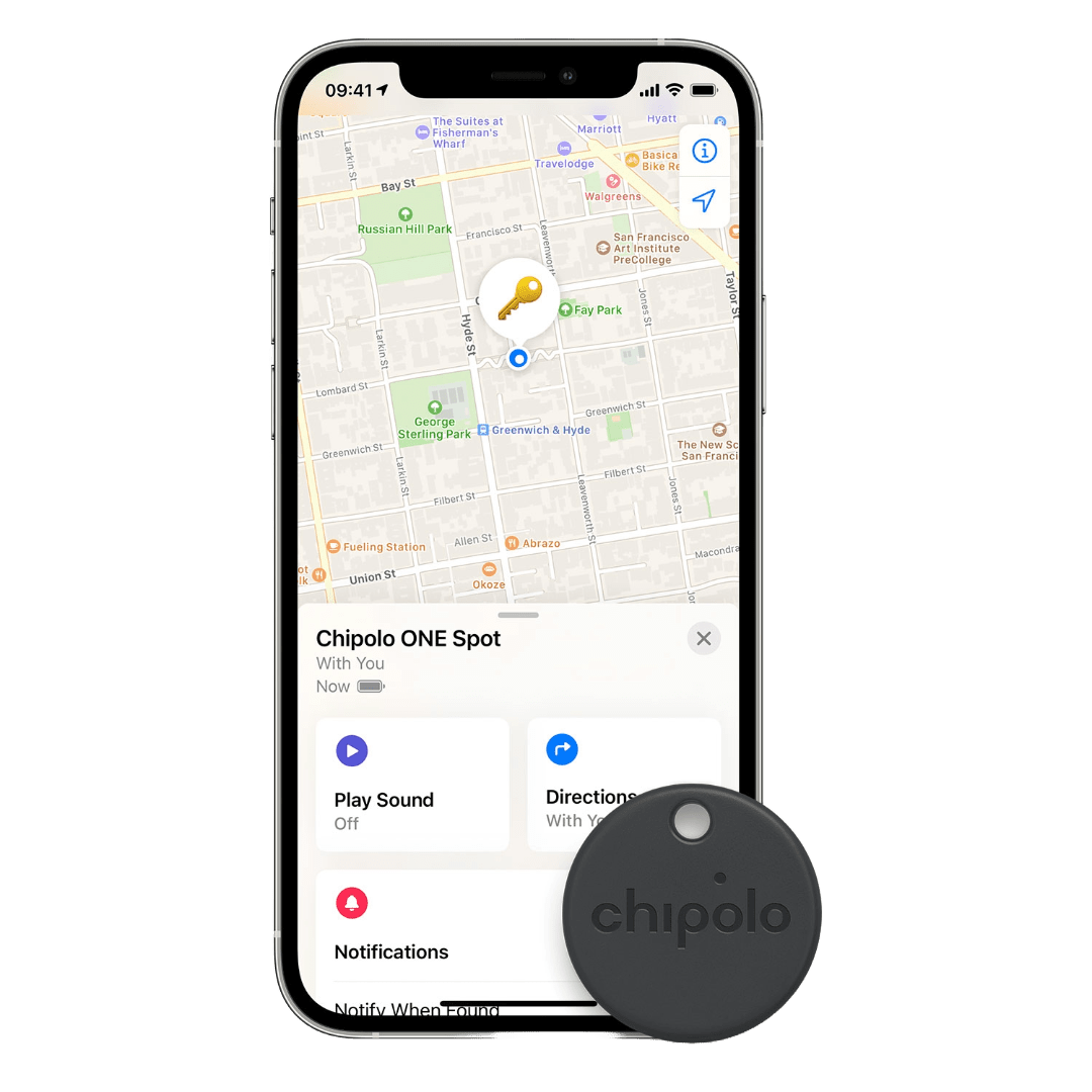 Chipolo ONE Spot (Apple Find My Netzwerk) 4er Bundle - GPS Tracker - Tell a Friend - 3830059103363