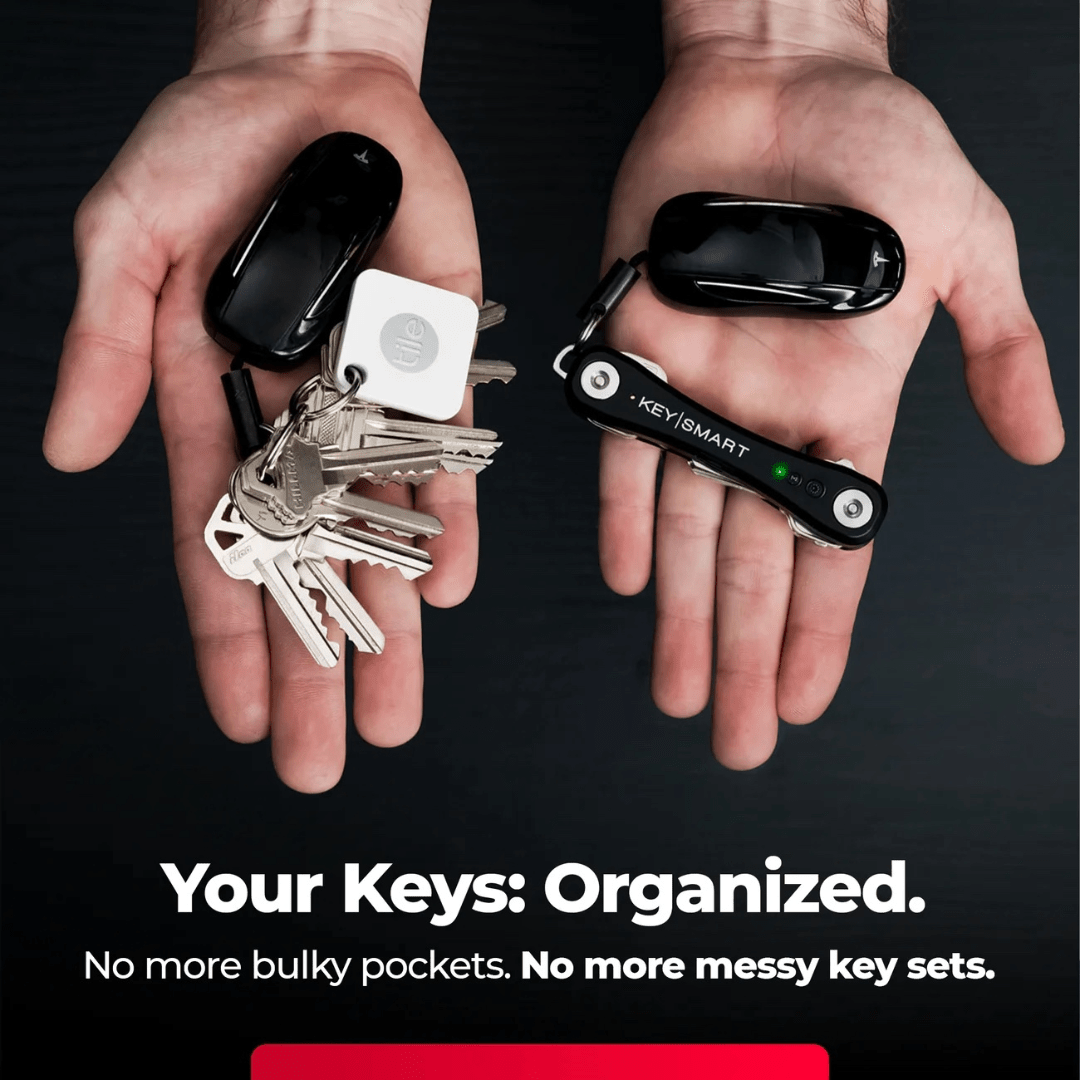 KeySmart iPro Schlüsselhalter mit Apple Find My - GPS Tracker - Tell a Friend - 0810024053605