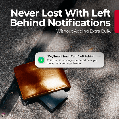 KeySmart SmartCard - Apple Find My Netzwerk - GPS Tracker - Tell a Friend - 0810024054329