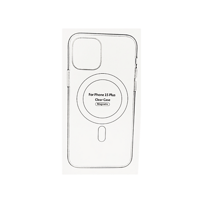 Apple iPhone 15 transparente stossfeste magnetische Schutzhülle Magsafe - Hülle / Case - Tell a Friend - 0079163286910